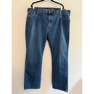 Carhartt Relaxed Fit Jeans Mens 44x30 Blue Denim Work Pants Casual